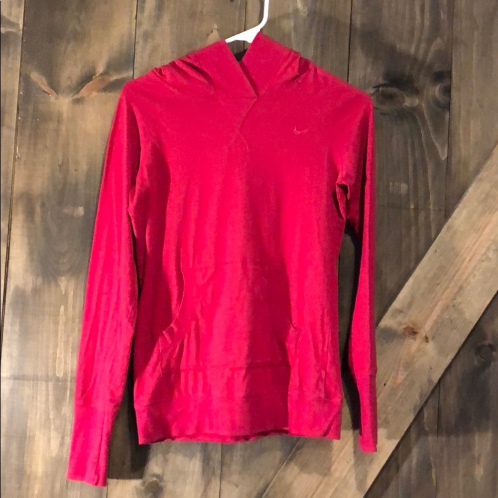 Pink Nike sweatshirt